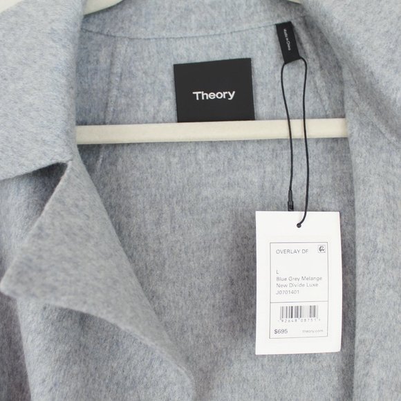 NWT Theory Overlay Wool & Cashmere Coat - Office to Events - Picture 3 of 12
